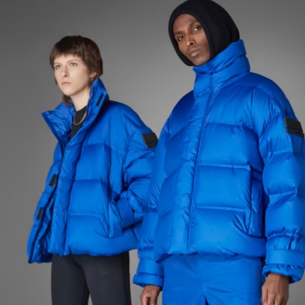 Adidas Originals Unisex Down Puffer Oversized Blue Version Jacket